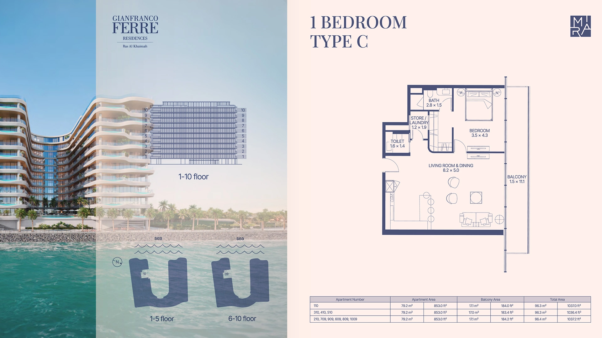 1 BR - Type A